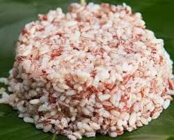 Ofada rice and Ayamashe sauce