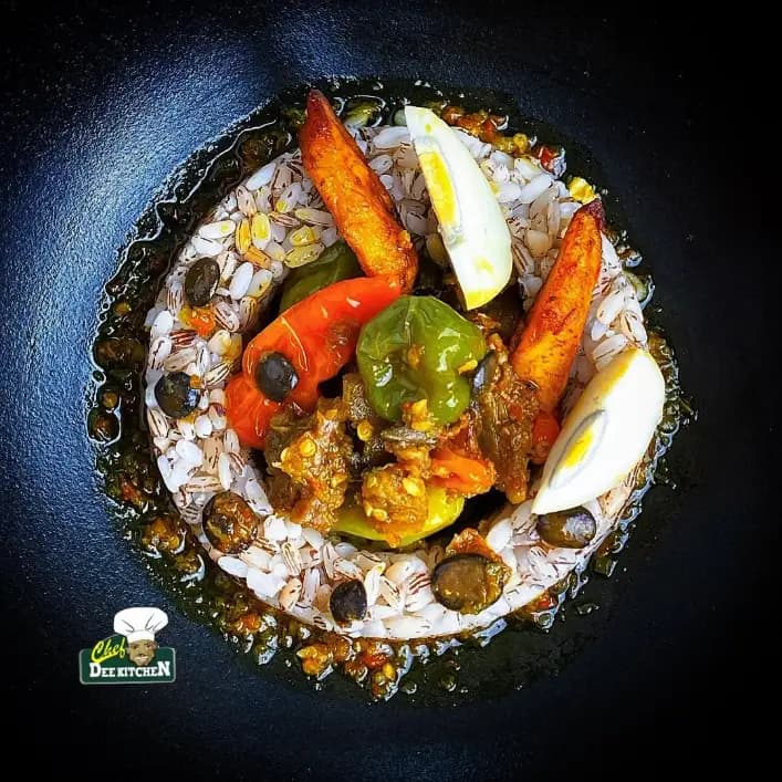 Open-Flame Ofada Fried Rice